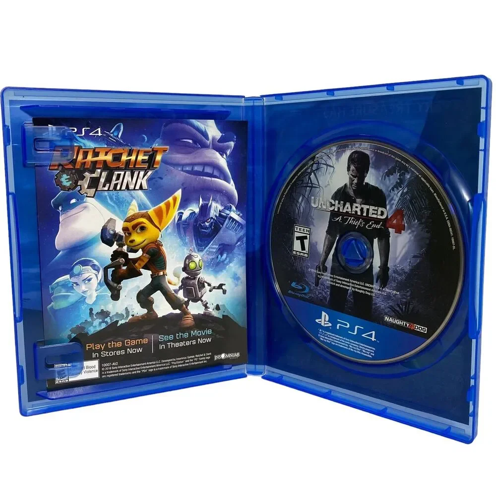 Uncharted 4: A Thief's End for PlayStation 4 (DVD, 2016) Tested